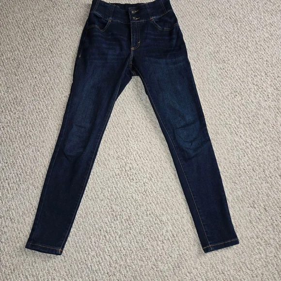 INC International Concepts Dark Blue High Rise Skinny Jeans Size 6 - Picture 3 of 6